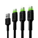 EAN 5907813961373 - Green Cell KABGCSET02 cable USB 1,2 m USB A USB C Negro imagen 1