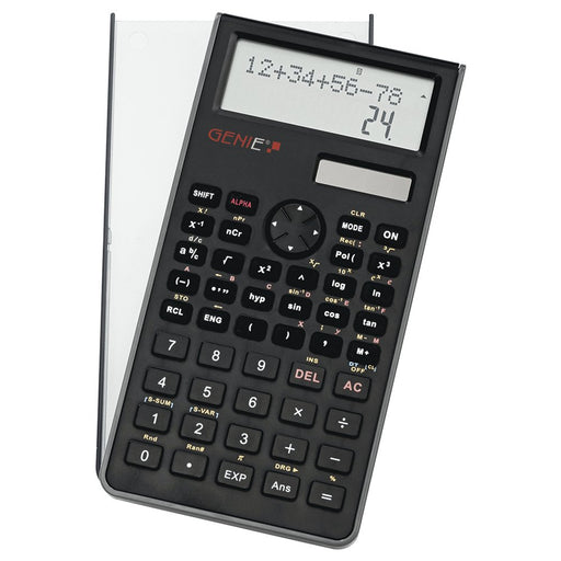 EAN 4015468120715 - Genie 12071 calculadora Bolsillo Calculadora financiera Negro imagen 1