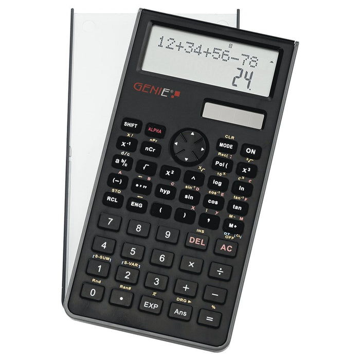 EAN 4015468120715 - Genie 12071 calculadora Bolsillo Calculadora financiera Negro imagen 1