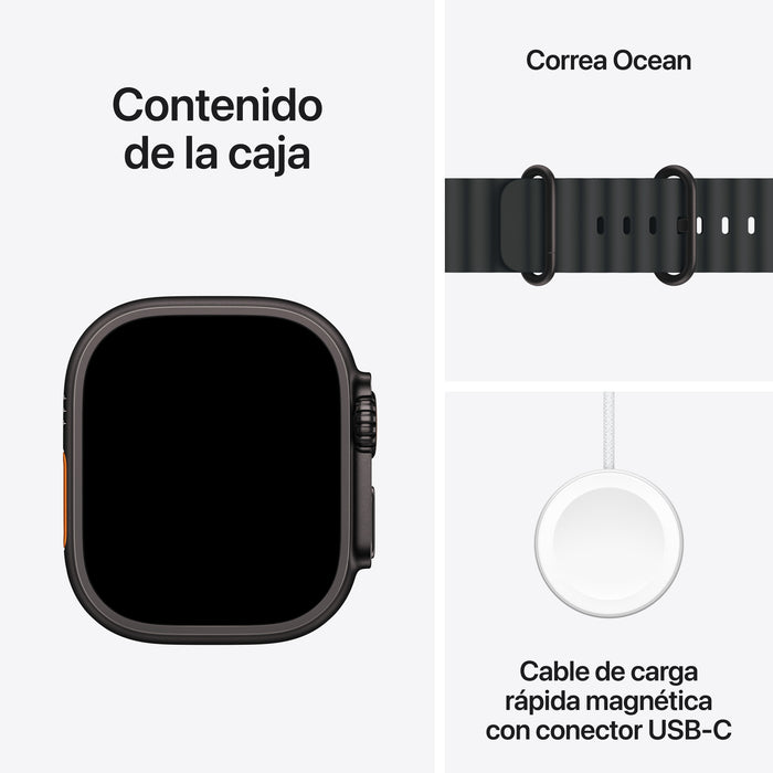 EAN 0195950609998 - Apple Watch Ultra 3 OLED 49 mm Digital 422 x 514 Pixeles Pantalla táctil 5G Negro Wifi GPS (satélite) imagen 8