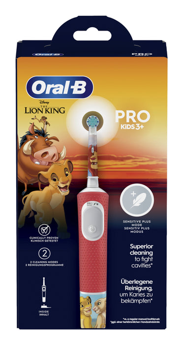 EAN 8700216423410 - Oral-B Kids VITALITYPROLIONK cepillo eléctrico para dientes Niño Cepillo dental oscilante Multicolor imagen 2