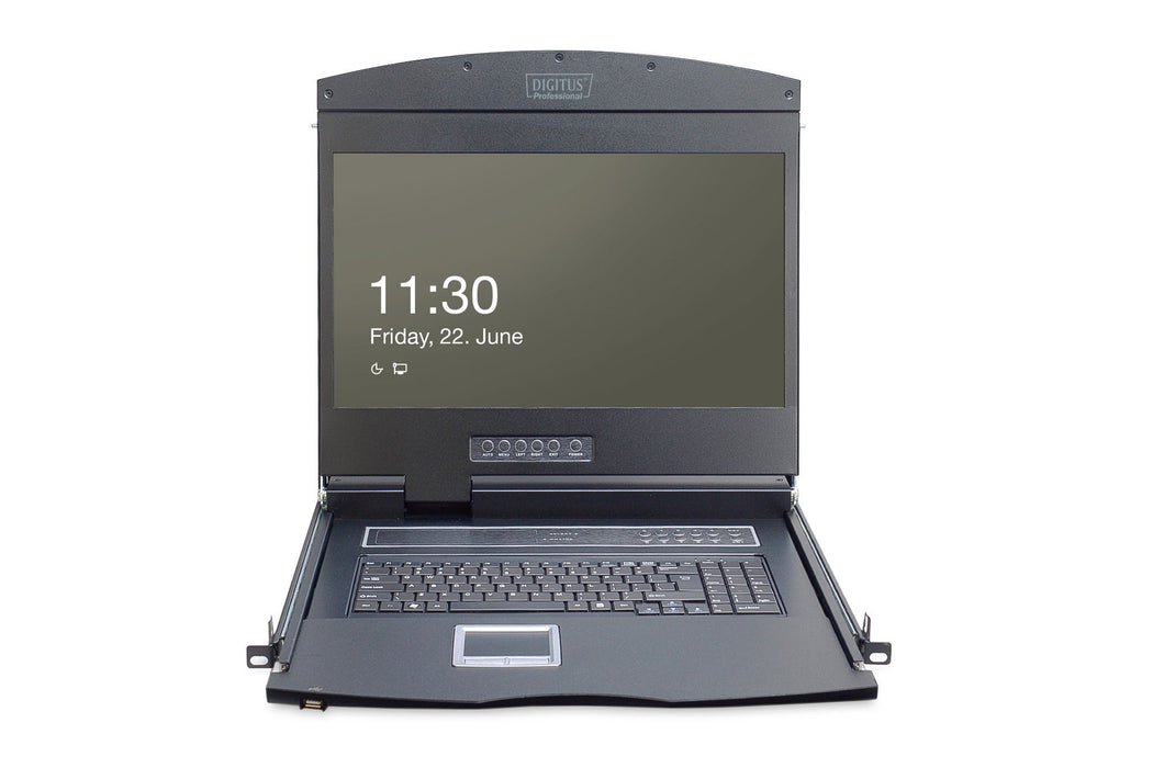 EAN 4016032449829 - Digitus DS-72211-1ES consola de rack 48,3 cm (19") 1366 x 768 Pixeles Negro 1U imagen 6