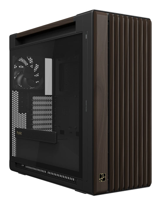 EAN 4711636014250 - ASUS ProArt PA602 Wood Edition Modern Black - Tempered Glass Panel Midi Tower Negro, Madera imagen 1