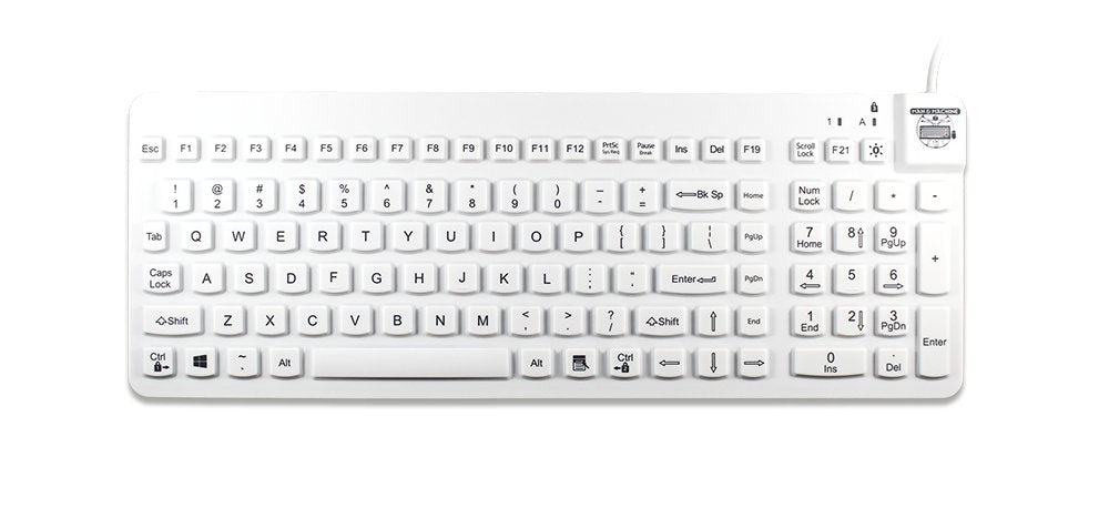 EAN 8720707410026 - Man & Machine RCLP/DE/W5 teclado Médico USB Alemán Blanco imagen 1