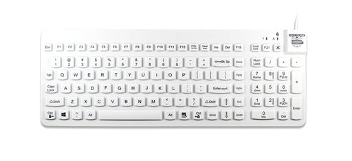EAN 8720707410026 - Man & Machine RCLP/DE/W5 teclado Médico USB Alemán Blanco imagen 1