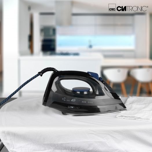 EAN 4006160638554 - Clatronic DB 3703 Plancha vapor-seco Suela de acero inoxidable 1800 W Negro, Gris imagen 5