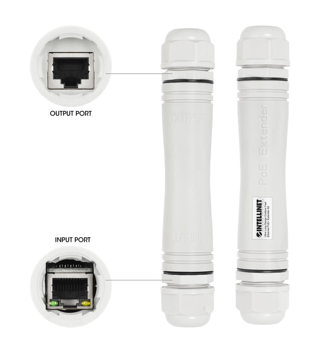 EAN 0766623561952 - Intellinet 561952 adaptador e inyector de PoE Ethernet rápido imagen 6