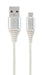 EAN 8716309106016 - Gembird CC-USB2B-AMMBM-1M-BW2 cable USB USB 2.0 Micro-USB B USB A 0,48 Gbit/s Plata, Blanco imagen 2