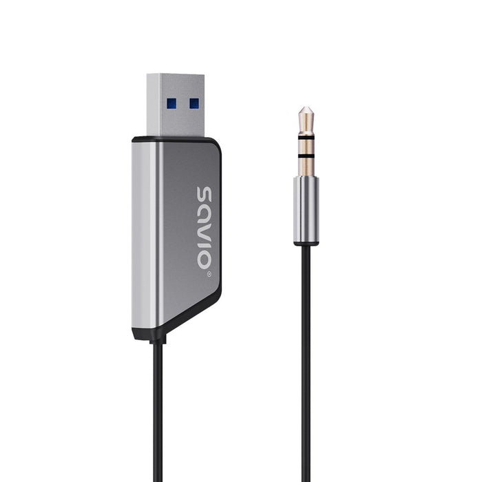 EAN 5901986048442 - Savio TR-16 transmisor FM 2400 - 2483,5 MHz Bluetooth Negro, Plata imagen 4