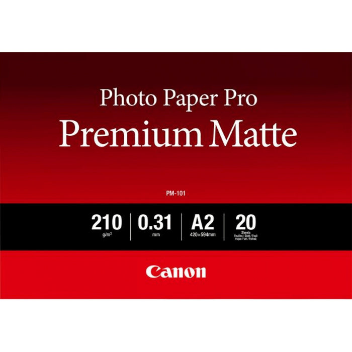 EAN 4549292041668 - Canon 8657B017 papel fotográfico A2 Blanco Mate imagen 1