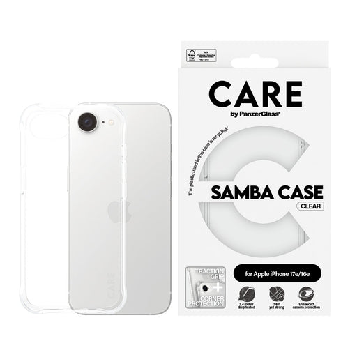 EAN 5715685023101 - PanzerGlass CARE™ by ® Samba Case Transparent iPhone 17e | 16e funda para teléfono móvil Transparente imagen 2