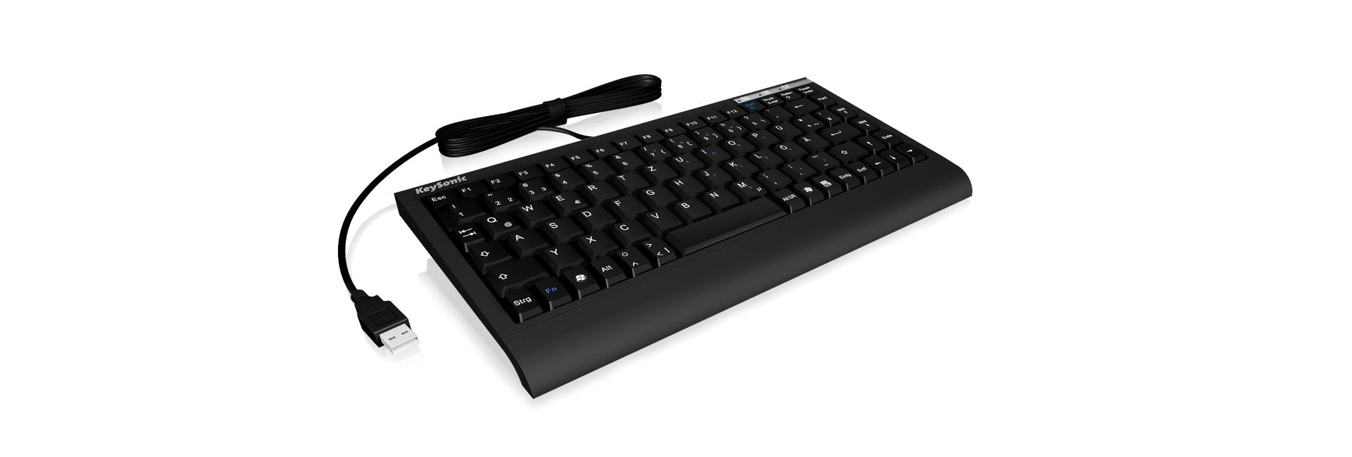 EAN 4250078142065 - KeySonic ACK-595C+ (DE) teclado Oficina USB QWERTZ Alemán Negro imagen 2