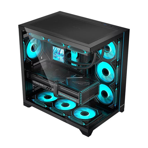 EAN 8436545694183 - Hiditec H3 PRO Midi Tower Negro, Transparente imagen 2
