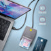 EAN 8595247908841 - Axagon CRE-SM3TC lector de tarjeta inteligente USB 2.0 Type-C Gris imagen 2