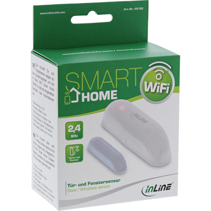 EAN 4043718281282 - InLine 40152 sensor de puerta / ventana Inalámbrico Puerta/ventana Blanco imagen 5