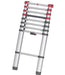 EAN 4007126023100 - Hailo 7113-091 Escalera telescópica Aluminio, Negro, Rojo imagen 1