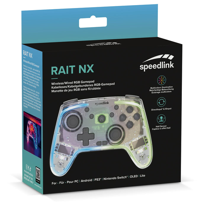 EAN 4027301319002 - SPEEDLINK RAIT NX Transparente Bluetooth/RF/USB Gamepad Analógico/Digital PC, Android, Nintendo Switch Li imagen 9