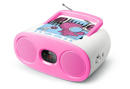 EAN 3700460205812 - Muse M-20 KDG Analógica FM, MW Rosa, Blanco imagen 1