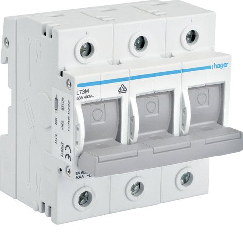 EAN 3250610740583 - Hager L73M interruptor eléctrico 3P imagen 1