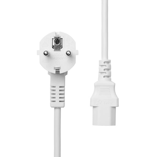EAN 5714590027419 - ProXtend Power Cord Schuko Angled to C13 2M White Blanco Enchufe tipo F C13 acoplador imagen 1