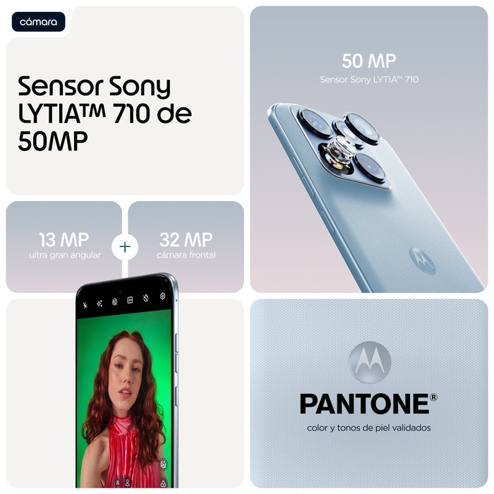 EAN 840493622330 - Motorola edge 70 fusion 17,2 cm (6.78") SIM doble Android 16.0 5G USB Tipo C 12 GB 256 GB 7000 mAh Azul cl imagen 7