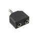 EAN 4043718030965 - InLine 99301 cambiador de género para cable 3.5mm jack female 2x 3.5mm Negro imagen 1