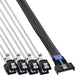 EAN 4043718353422 - InLine MCIO x8 breakout cable to 8x SATA, 0.75 m 0,75 m imagen 1