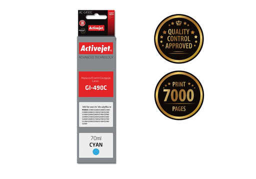 EAN 5901443110705 - Activejet AC-G490C cartucho de tinta 1 pieza(s) Compatible Alto rendimiento (XL) Cian imagen 2