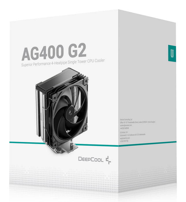EAN 6933412730026 - DeepCool AG400 G2 Procesador Refrigerador de aire 12 cm Negro imagen 9