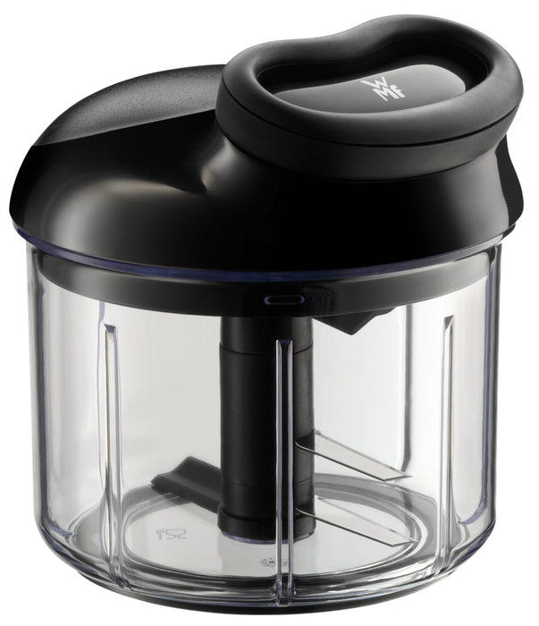 EAN 4000530699336 - WMF Gourmet 18.7678.6040 picadora manual de alimentos Negro, Transparente imagen 1