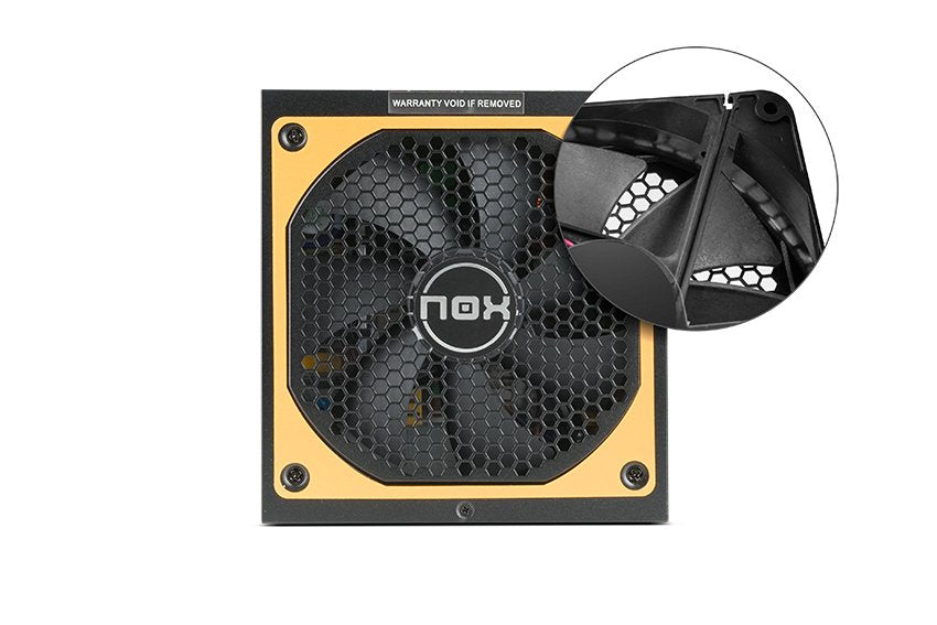 EAN 8436532166969 - NOX Urano VX Bronze Edition unidad de fuente de alimentación 750 W 20+4 pin ATX ATX Negro, Naranja imagen 7