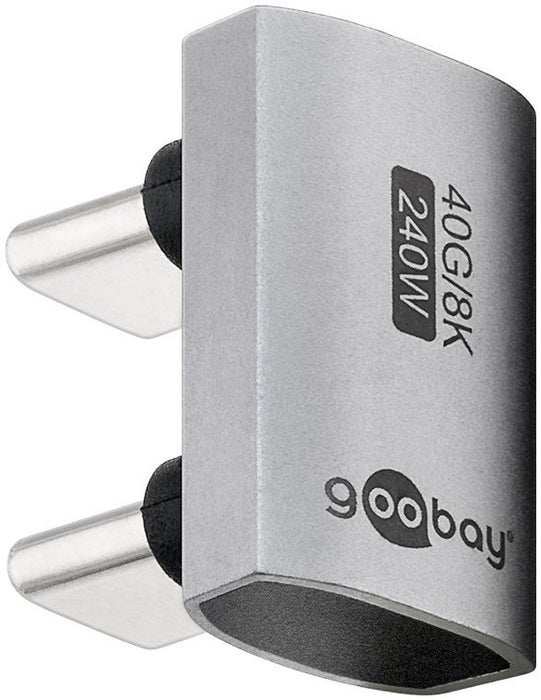 EAN 4040849744464 - Goobay 74446 cambiador de género para cable USB-C Plata imagen 1