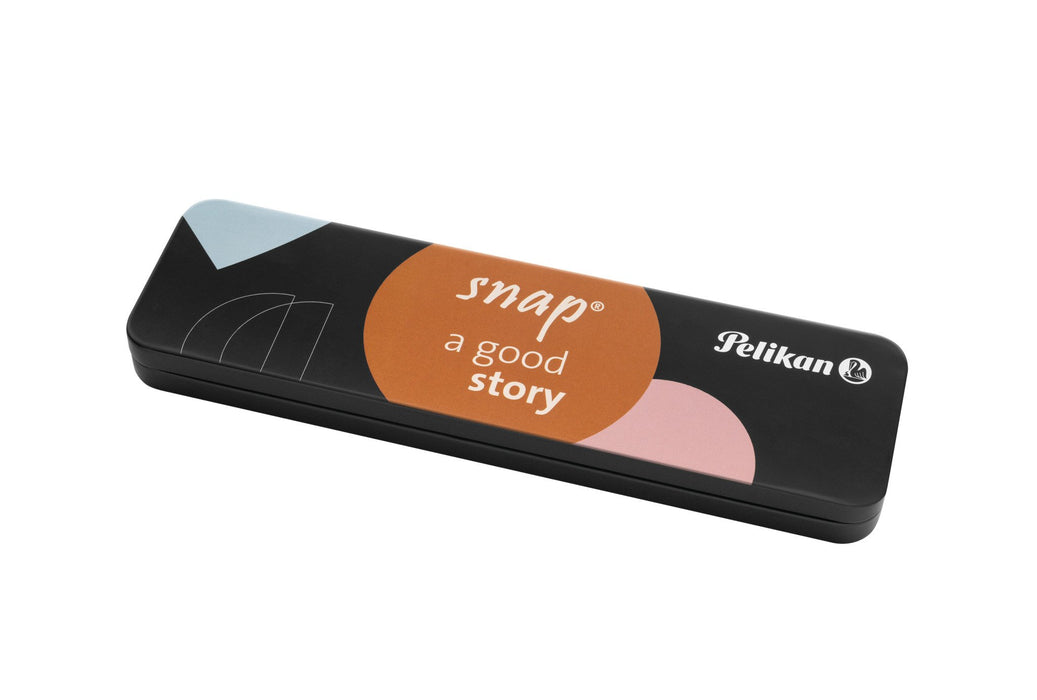 EAN 4012700821270 - Pelikan Kugelschreiber Snap Metalic K10 Frostblau im Etui Azul Bolígrafo de punta retráctil con pulsador  imagen 5