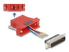 EAN 4043619670949 - DeLOCK 67094 cambiador de género para cable D-Sub 25 RJ12 Rojo imagen 1