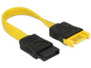 EAN 4043619839483 - DeLOCK 0.1m 2xSATAIII cable de SATA 0,1 m SATA 7-pin Negro, Amarillo imagen 1