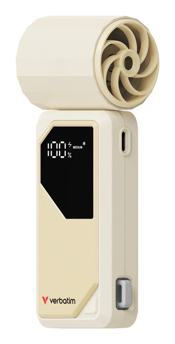 EAN 23942323419 - Verbatim Cool 'n' Go AirJet Plata, Blanco Ventilador de mano imagen 4