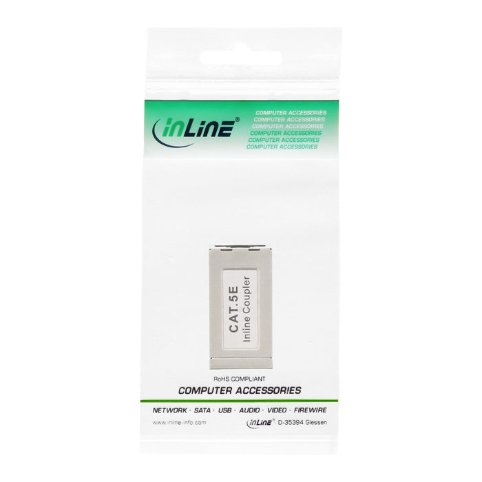 EAN 4043718272013 - InLine 69990E cambiador de género para cable RJ45 Plata imagen 3