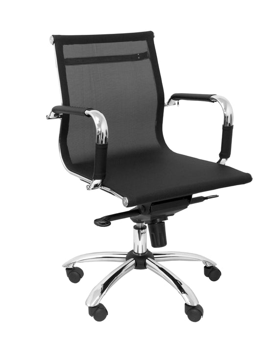 EAN 8436549393938 - PIQUERAS Y CRESPO 204CBNE silla de oficina y de ordenador Asiento de malla Respaldo de malla imagen 1