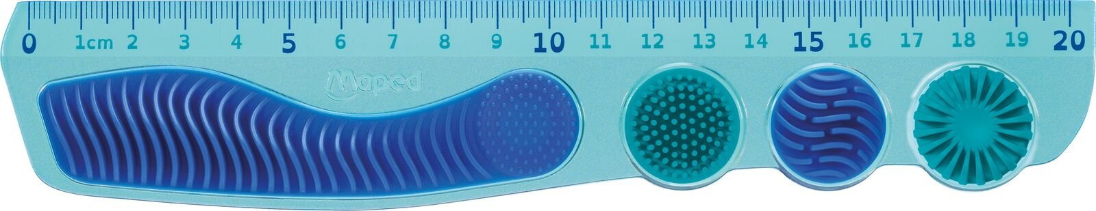 EAN 3154142779007 - Maped 277900 Regla Regla de escritorio 200 mm Tereftalato de polietileno (PET) Azul 1 pieza(s) imagen 2
