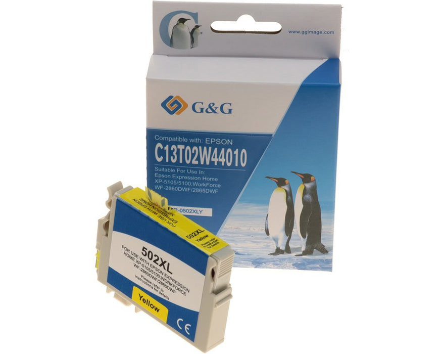 EAN 6939385913046 - G&G NP-R-0502XLY cartucho de tinta 1 pieza(s) Compatible Alto rendimiento (XL) Amarillo imagen 1