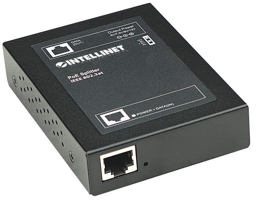 EAN 0766623560443 - Intellinet 560443 divisor de red Energía sobre Ethernet (PoE) Negro imagen 3