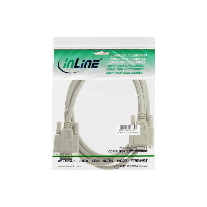 EAN 4043718163786 - InLine 17712C cable VGA 1 m VGA (D-Sub) Beige imagen 2