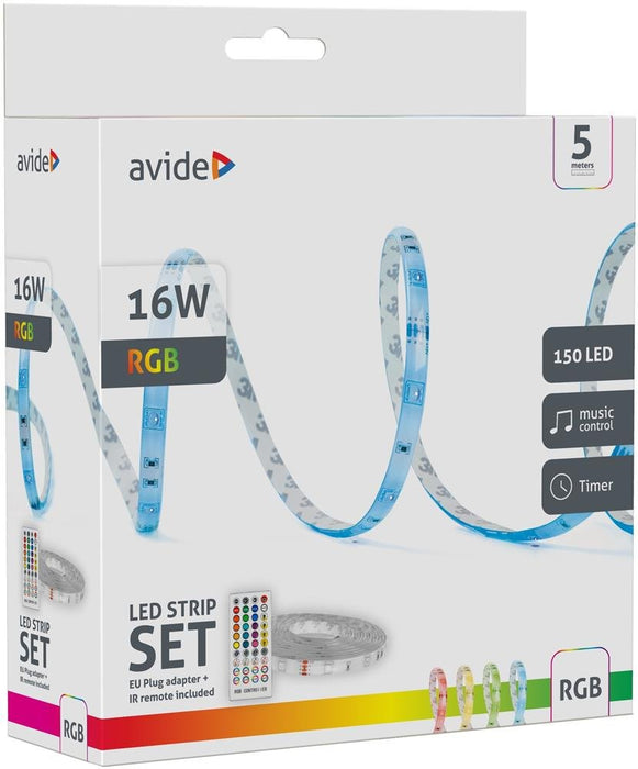 EAN 5999097945026 - Avide ALSB5050RGBMU40-5M cinta luminosa Regleta luminosa universal LED 16 W 5000 mm imagen 7