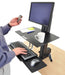 EAN 698833022209 - Ergotron WorkFit-S, Single HD with Worksurface+ Negro Carro para administración de tabletas imagen 2
