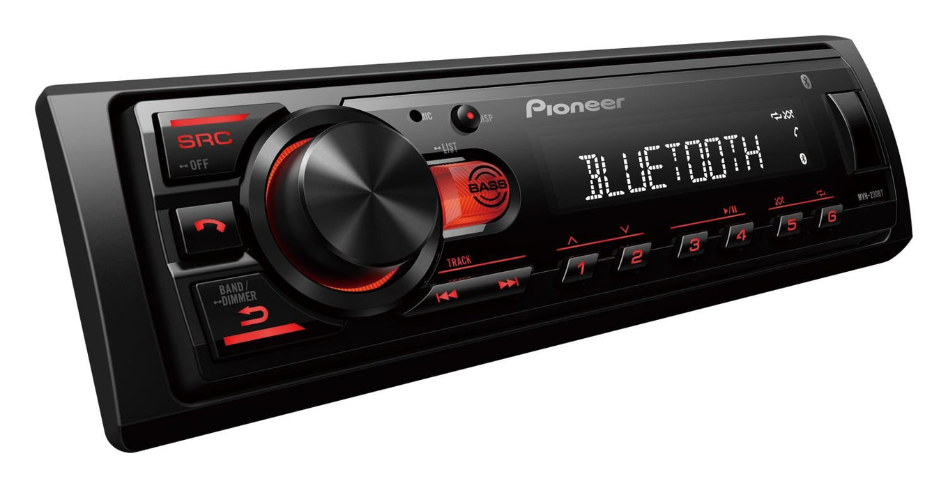 EAN 4988028520129 - Pioneer MVH-230BT receptor multimedia para coche Negro 200 W Bluetooth imagen 2