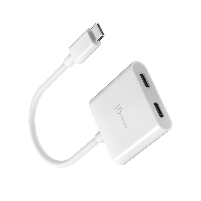 EAN 847626006050 - j5create JCA164 0,1 m USB Tipo C Blanco imagen 2