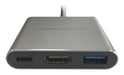 EAN 4262443280241 - LC-Power LC-HUB-C-MULTI-4-V2 hub de interfaz USB Tipo C 5000 Mbit/s Plata, Negro imagen 3