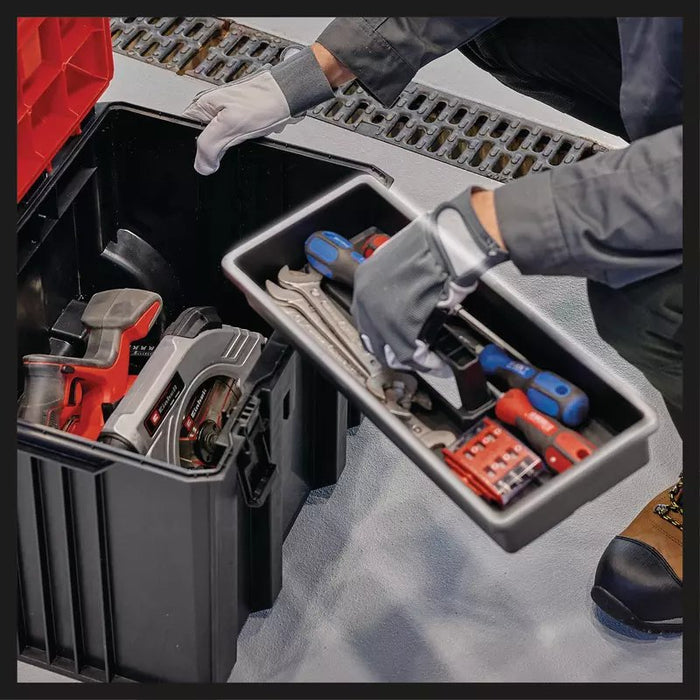 EAN 4006825667721 - Einhell E-Case M caja para equipo Portaaccesorios de viaje rígido Negro, Rojo imagen 6