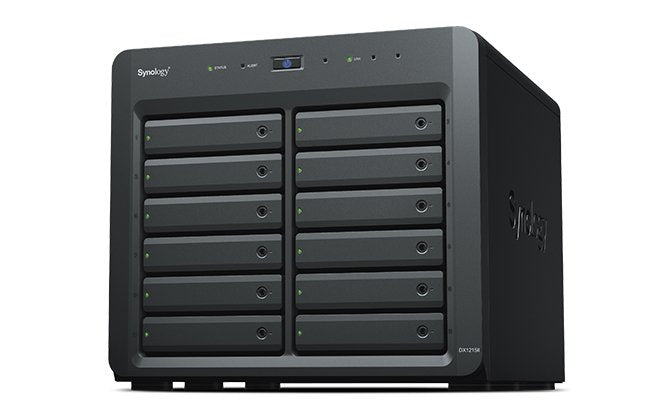 EAN 4711174724321 - Synology DX1215II caja para disco duro externo Carcasa de disco duro/SSD Negro 2.5/3.5" imagen 1