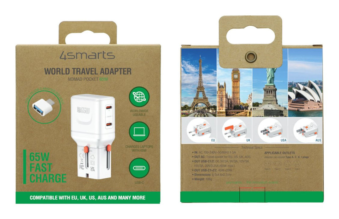 EAN 4252011912612 - 4smarts 541647 cargador de dispositivo móvil Universal Naranja, Blanco Corriente alterna Carga rápida Int imagen 7